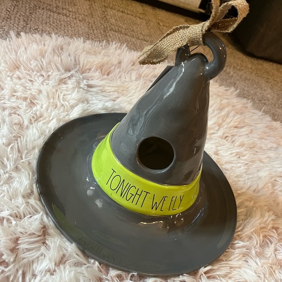 Rae Dunn Other - Rae Dunn Tonight We Fly Witch Hat Birdfeeder